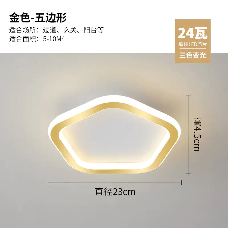 Modern Minimalist Ceiling Light for Hallway and Balcony
