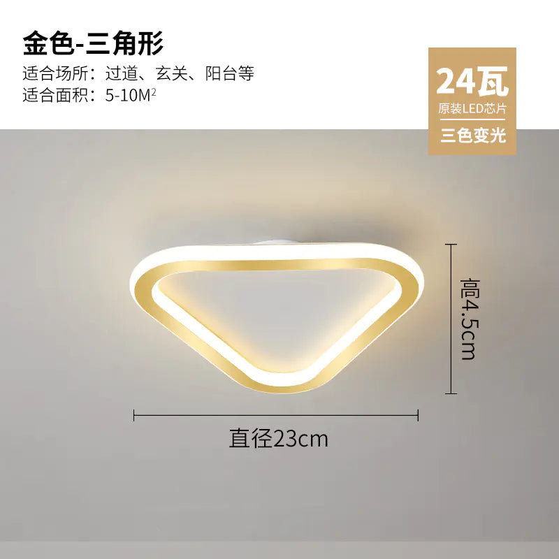 Modern Minimalist Ceiling Light for Hallway and Balcony