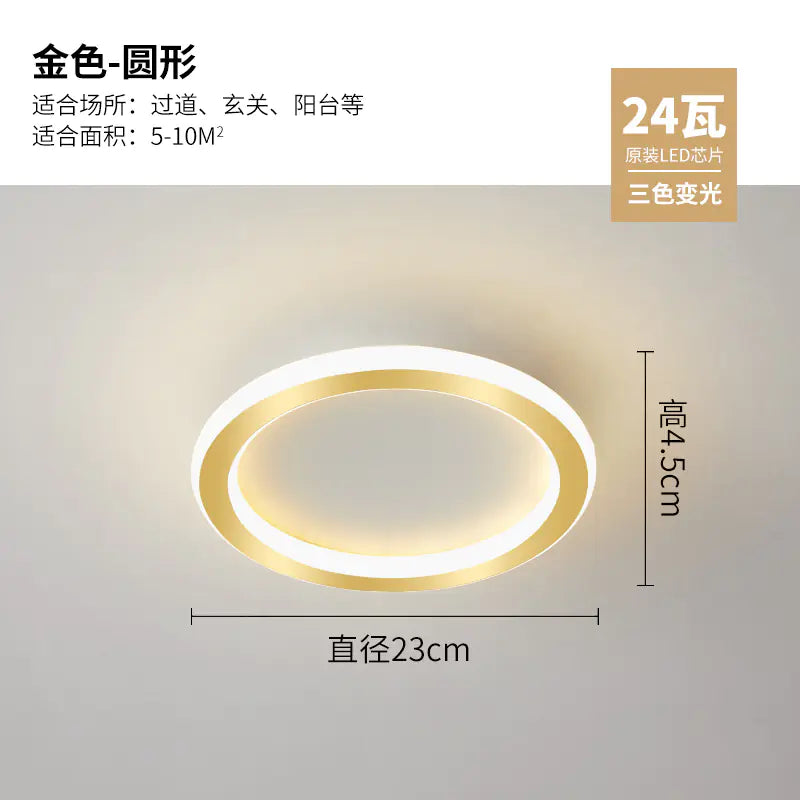 Modern Minimalist Ceiling Light for Hallway and Balcony
