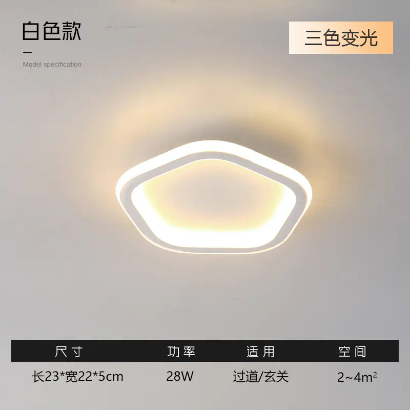 Modern Minimalist Ceiling Light for Hallway and Balcony
