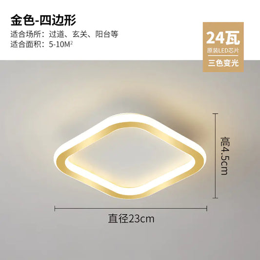 Modern Minimalist Ceiling Light for Hallway and Balcony