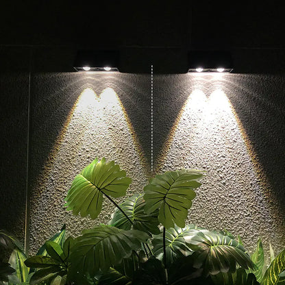 Stylish Outdoor LED Solar Wall Light Up Down Beam