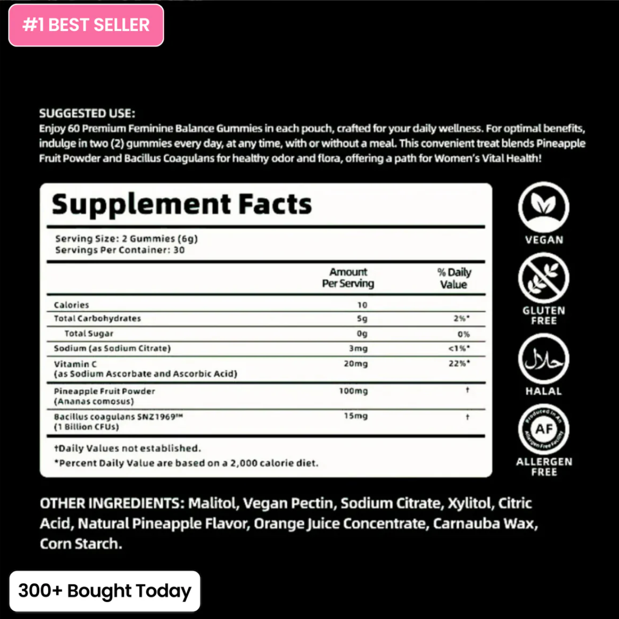 Premium Feminine Balance Gummies