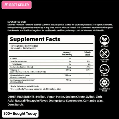 Premium Feminine Balance Gummies