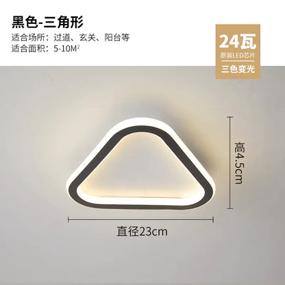 Modern Minimalist Ceiling Light for Hallway and Balcony