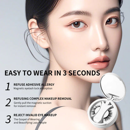 Magnetic False Eyelashes with Storage Box