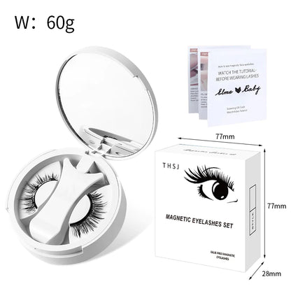Magnetic False Eyelashes with Storage Box